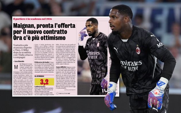 Maignan renewal gazzetta featured