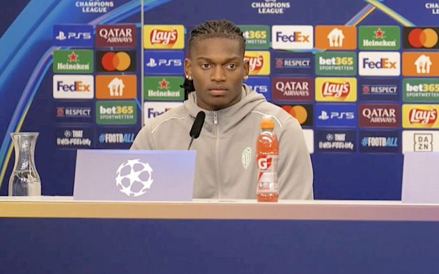 rafael leao bayer leverkusen press conference