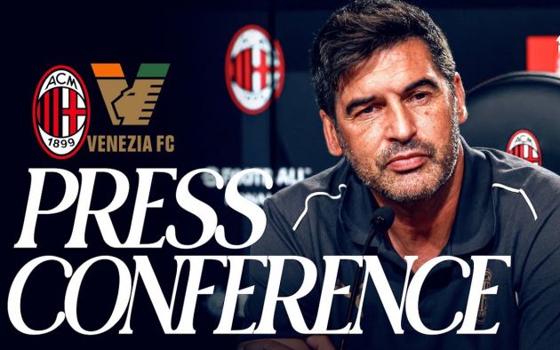 paulo fonseca presser venezia