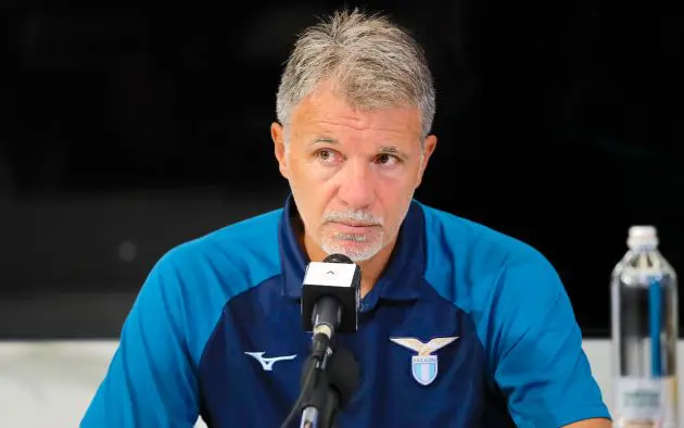 Manager of Lazio Marco Baroni