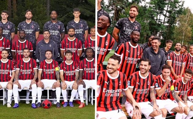 ac milan team photo 2024-25