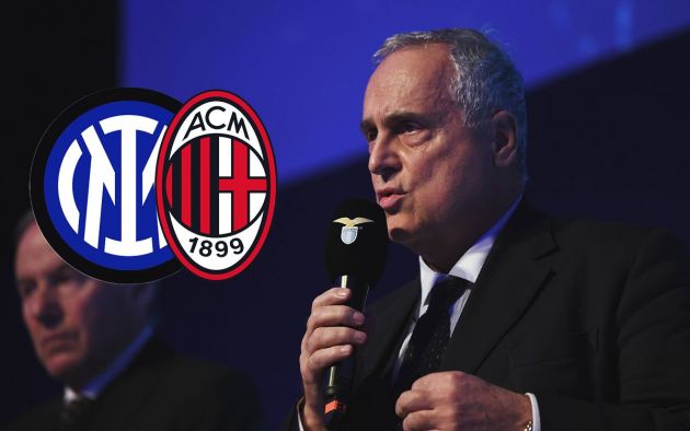 Lotito Milan Inter