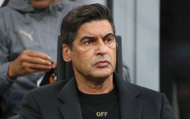 AC Milan coach Paulo Fonseca