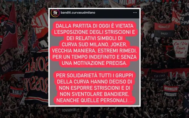 curva sud statement udinese