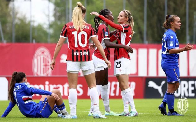 ac milan women sampdoria