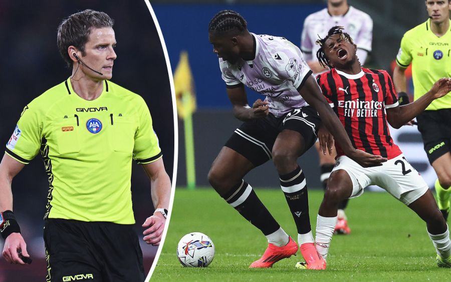 Watch: Milan fans furious as nasty stamp on Chukwueze is left unpunished