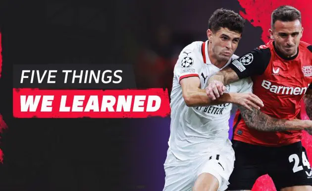 five things bayer leverkusen milan