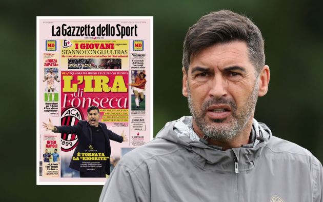 Head coach AC Milan Paulo Fonseca