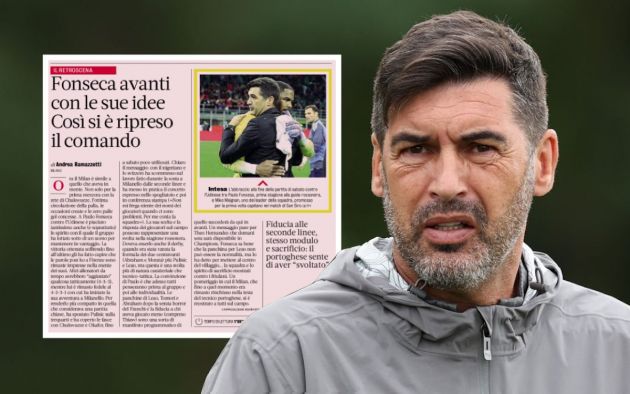 Head coach AC Milan Paulo Fonseca