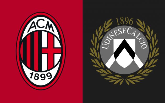 ac milan udinese key stats