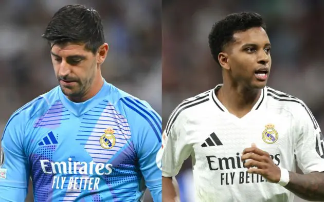 Courtois rodrygo Real Madrid