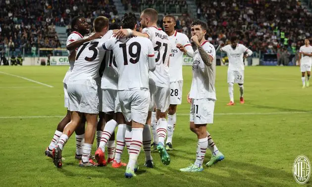 AC Milan players vs. Cagliari