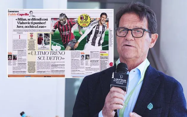 Capello Milan Juventus