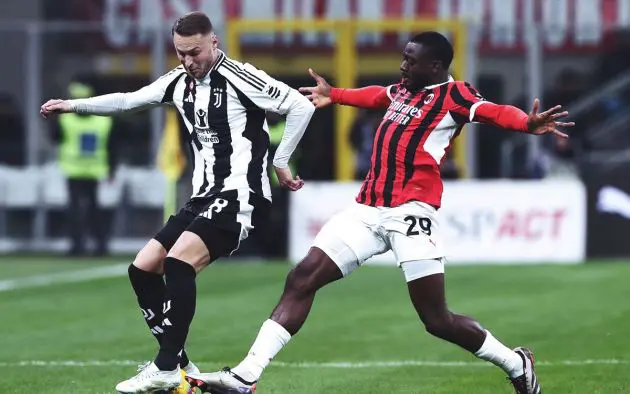 Fofana AC Milan vs Juventus