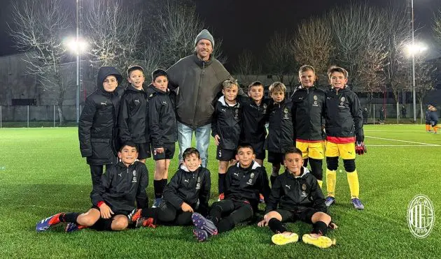Simon Kjaer U9 Milan