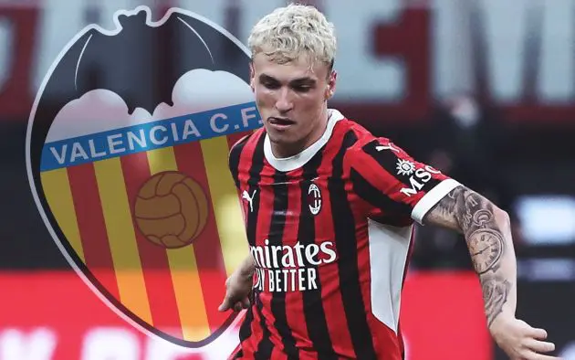 Jimenez of AC Milan Valencia_
