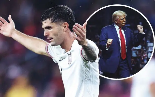 Pulisic Trump dance