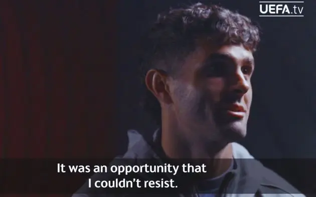 Pulisic UEFA interview