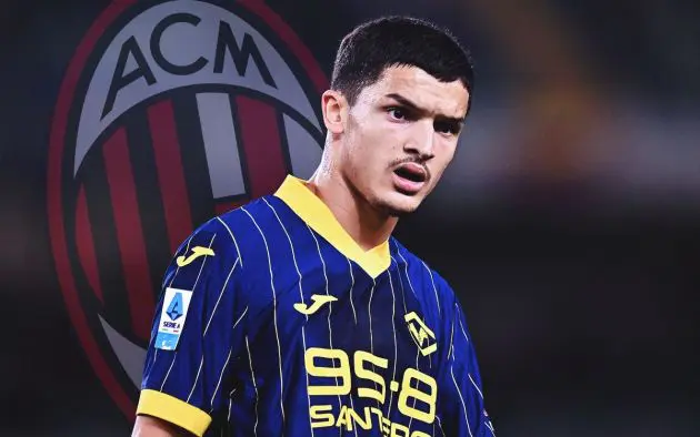 Reda Belahyane AC Milan logo