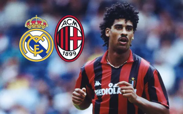 Rijkaard pre Real Madrid AC Milan