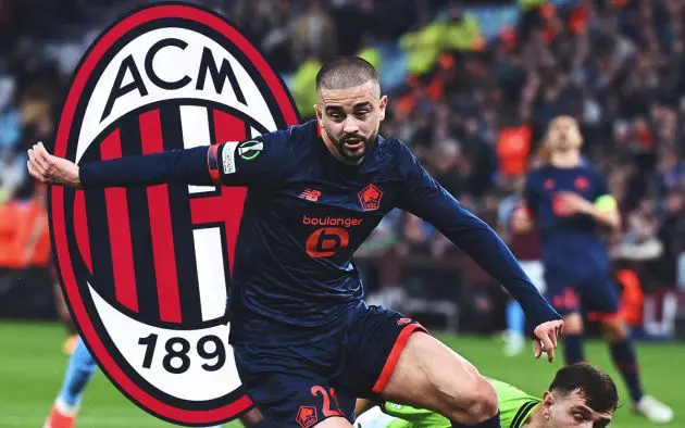 Zhegrova AC Milan badge