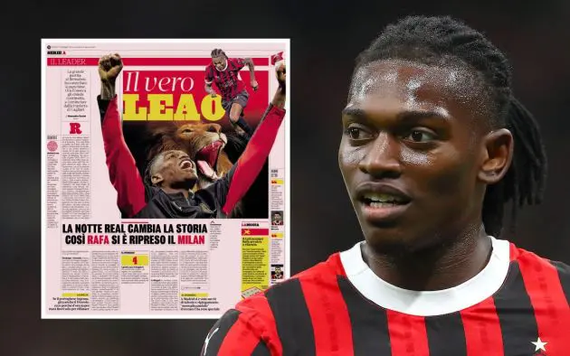 Rafael Leao of AC Milan