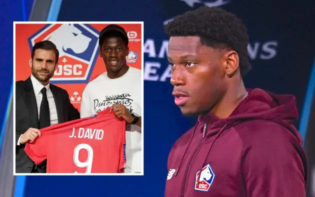 Jonathan David of LOSC Lille
