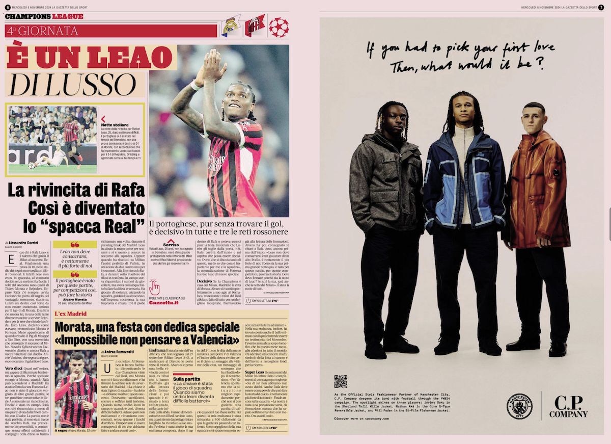 gazzetta leao real madrid