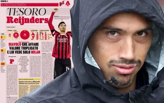 reijnders gazzetta dello sport