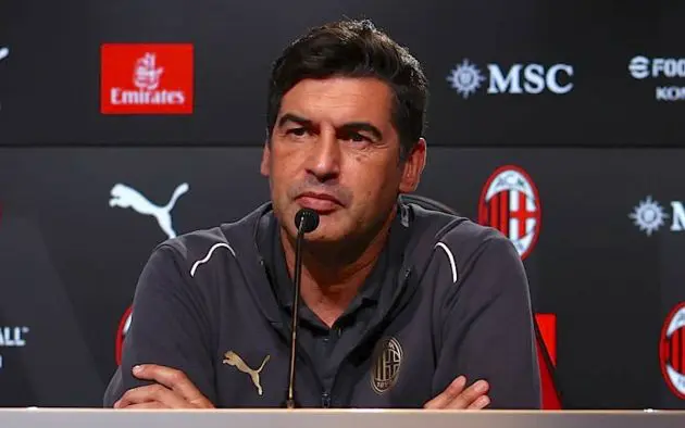 Paulo Fonseca Head coach of AC Milan