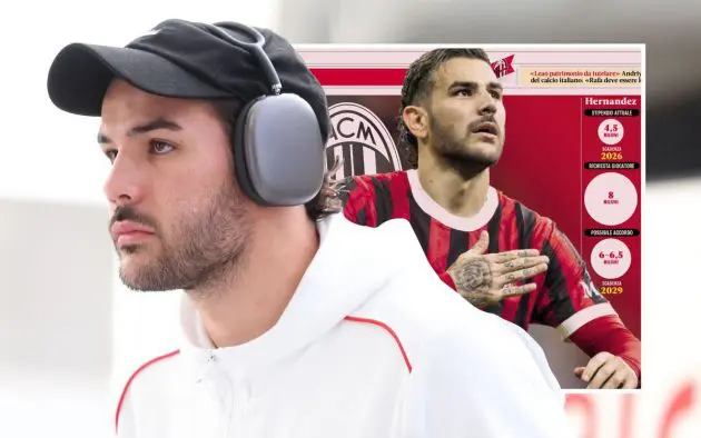 Theo Hernandez of AC Milan