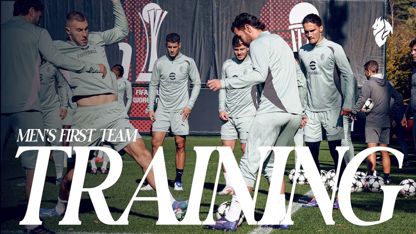 real madrid milan training session