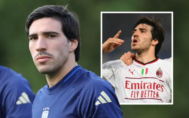 Sandro Tonali of Italy
