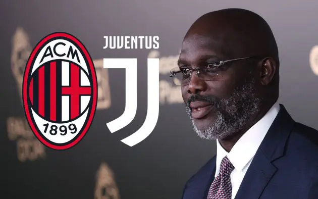 Milan-Juve weah
