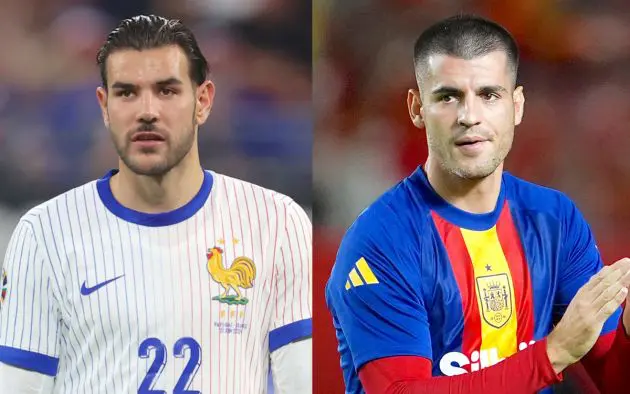 theo hernandez alvaro morata