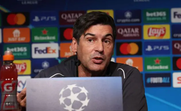 paulo fonseca real madrid press conference