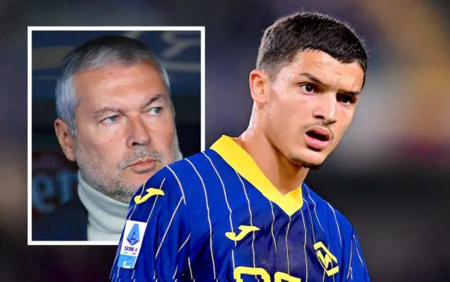 Reda Belahyane of Hellas Verona