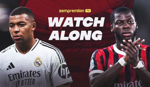 Watchalong Real Madrid-Milan