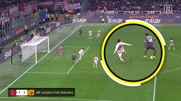 reijnders penalty roma