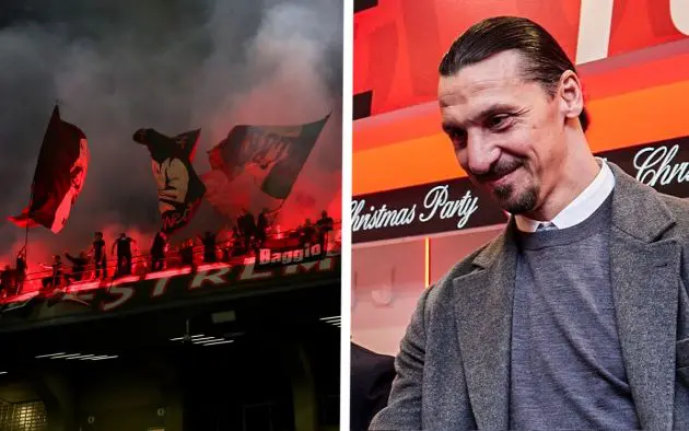 zlatan ibrahimovic ac milan fans