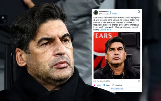 Paulo Fonseca, Head Coach of AC Milan
