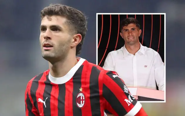 Christian Pulisic of AC Milan