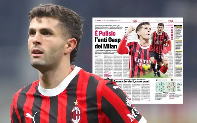 Christian Pulisic of AC Milan