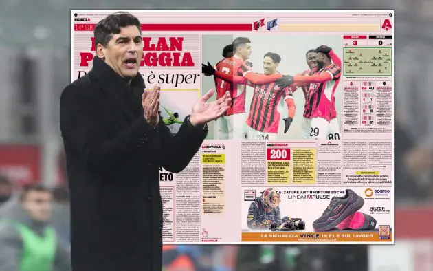 Fonseca, Milan-Empoli gazzetta