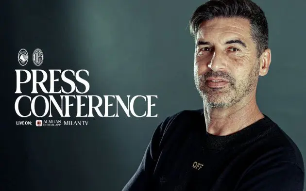 paulo fonseca atalanta press conference