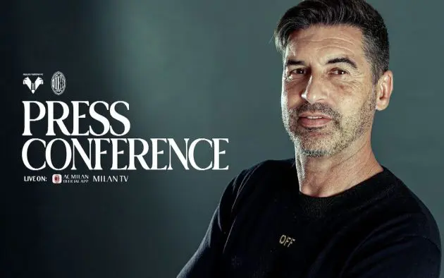 paulo fonseca verona press conference