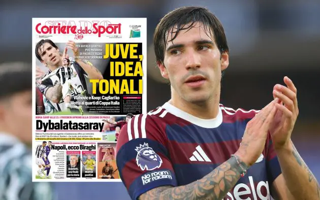Sandro Tonali of Newcastle United