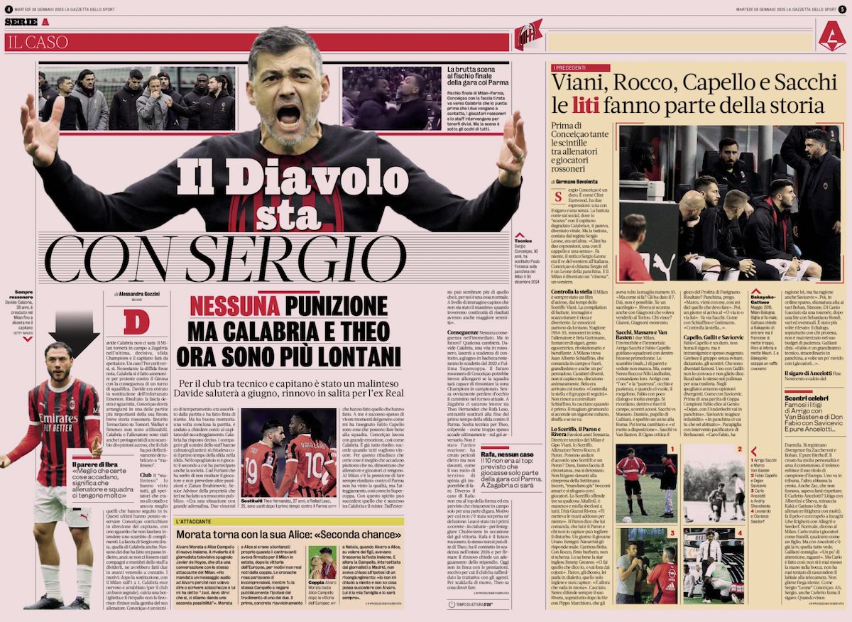 gazzetta dello sport 28 january