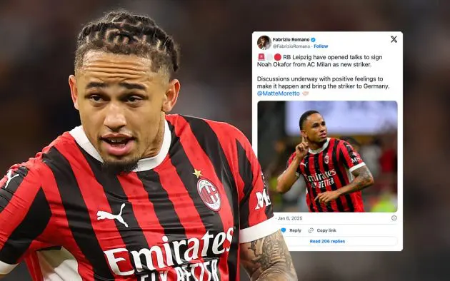 Noah Okafor of AC Milan