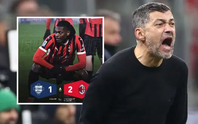 AC Milan coach Sergio Conceicao